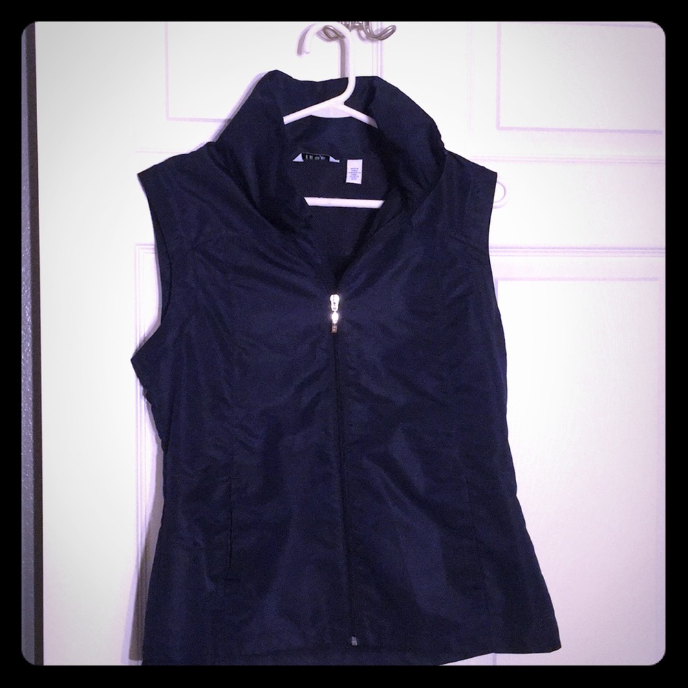 Izod rain jacket/vest -Navy
